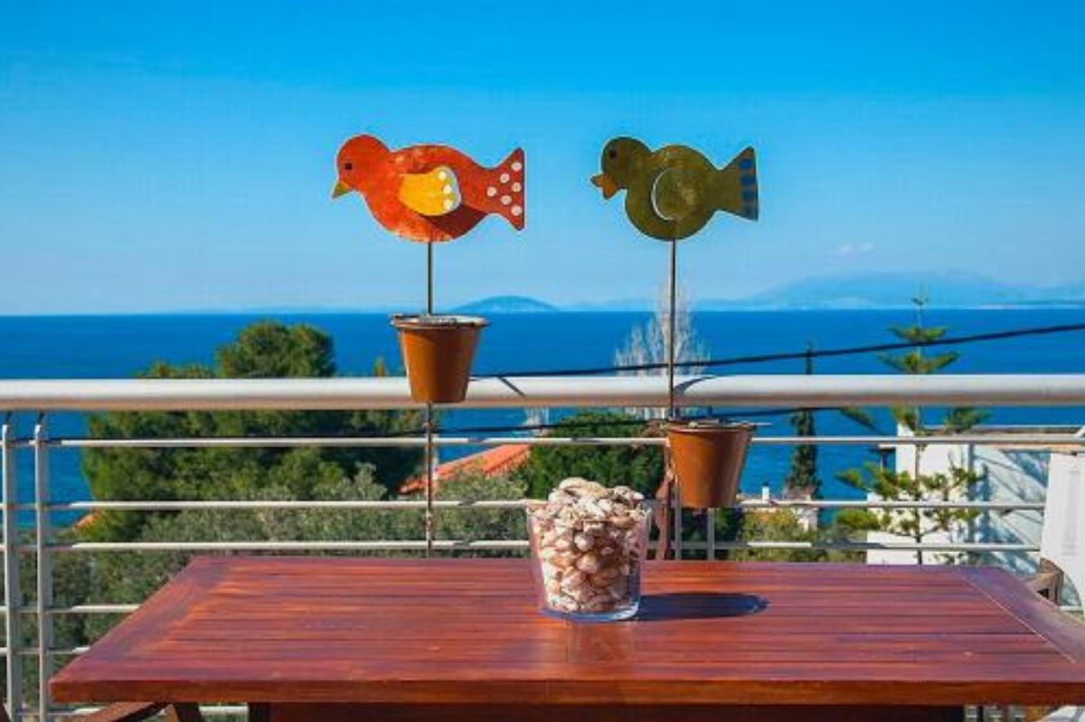 Anna’s Sea View Balcony of Xiropigado Hotel Khánia Greece