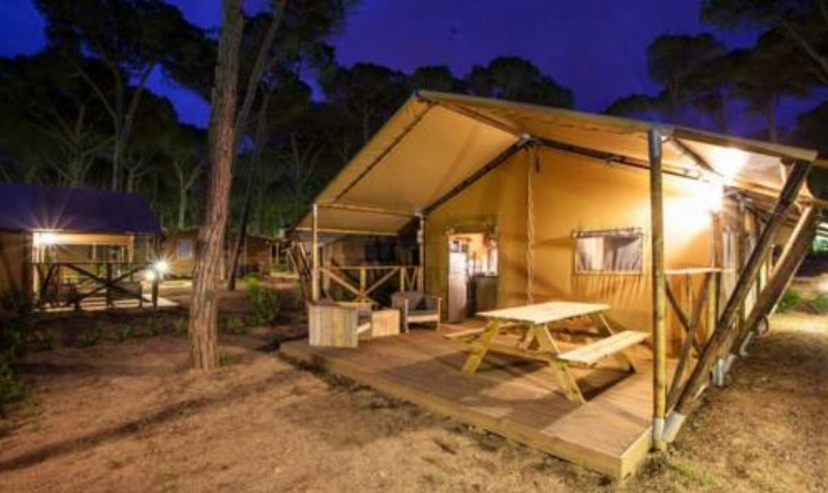 Camping le Mondou Tente safari/toilée