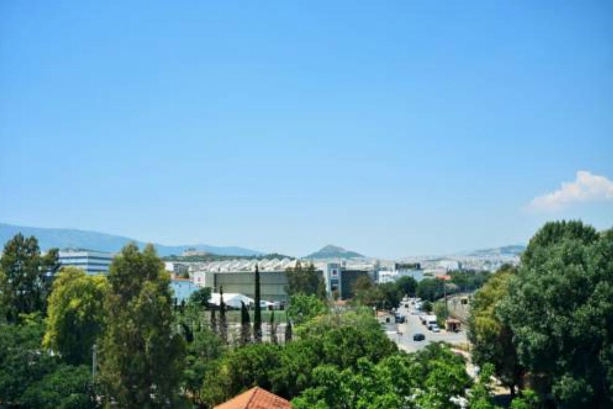 Athens sunny flat by the sub railway, great view Hotel Athens Greece