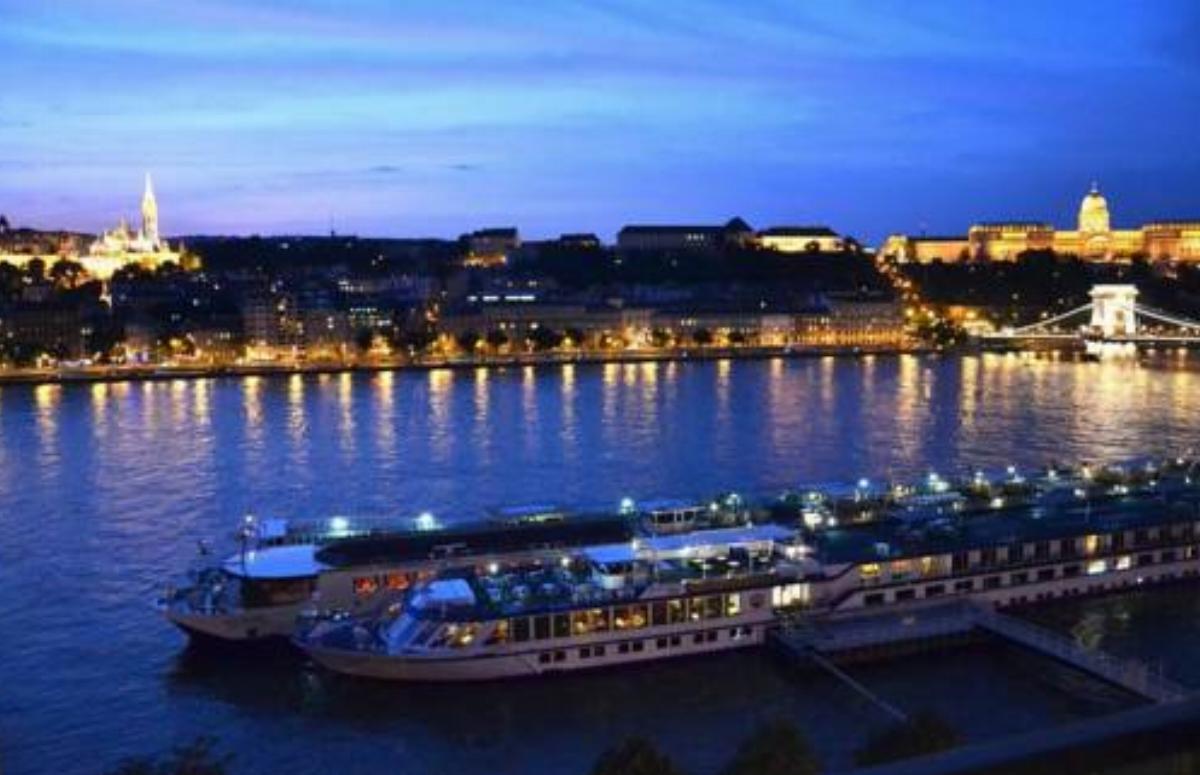 Castle and Danube Panorama Hotel Budapest Hungary