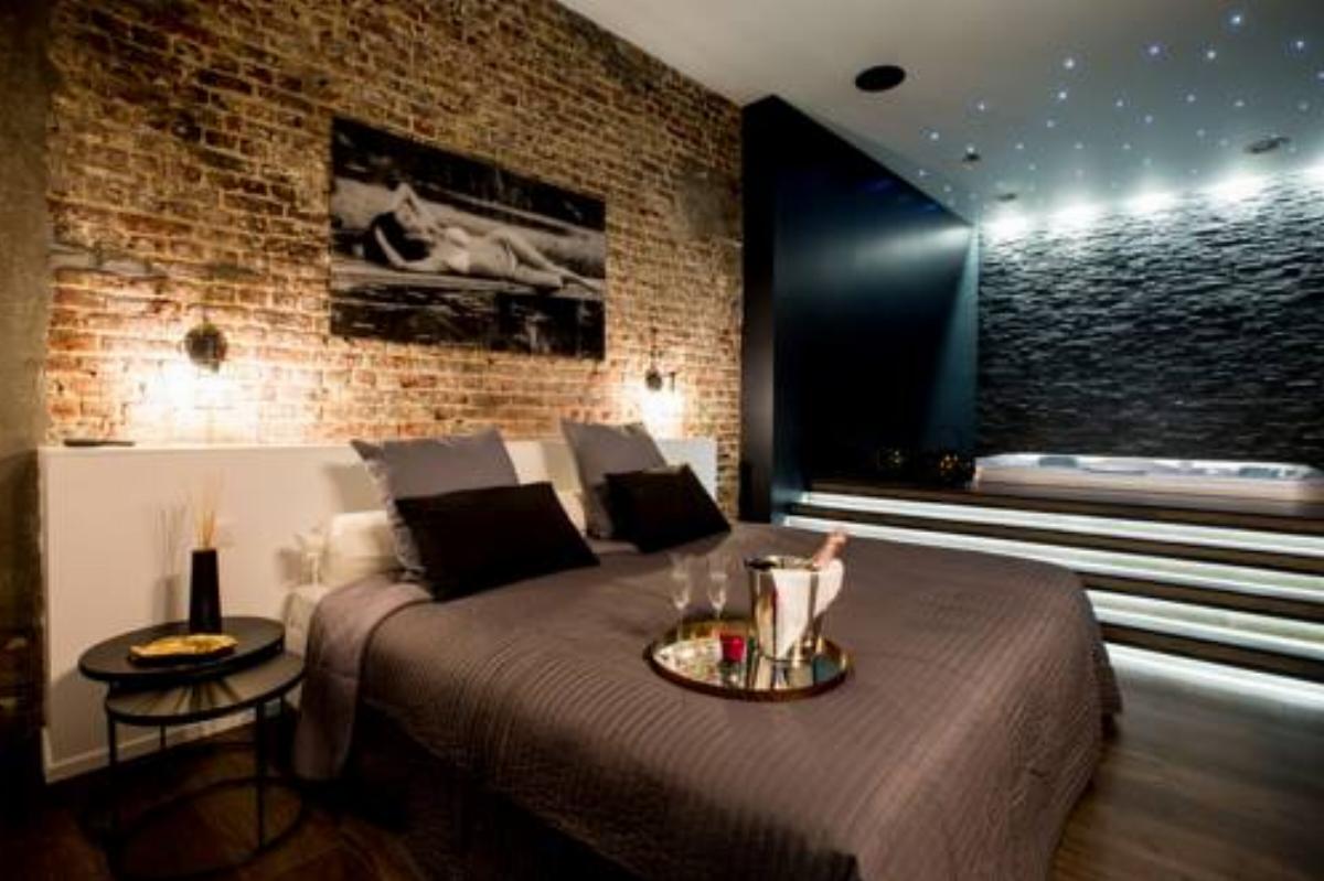 chambre avec jacuzzi sauna privatif Hotel Brussels Belgium