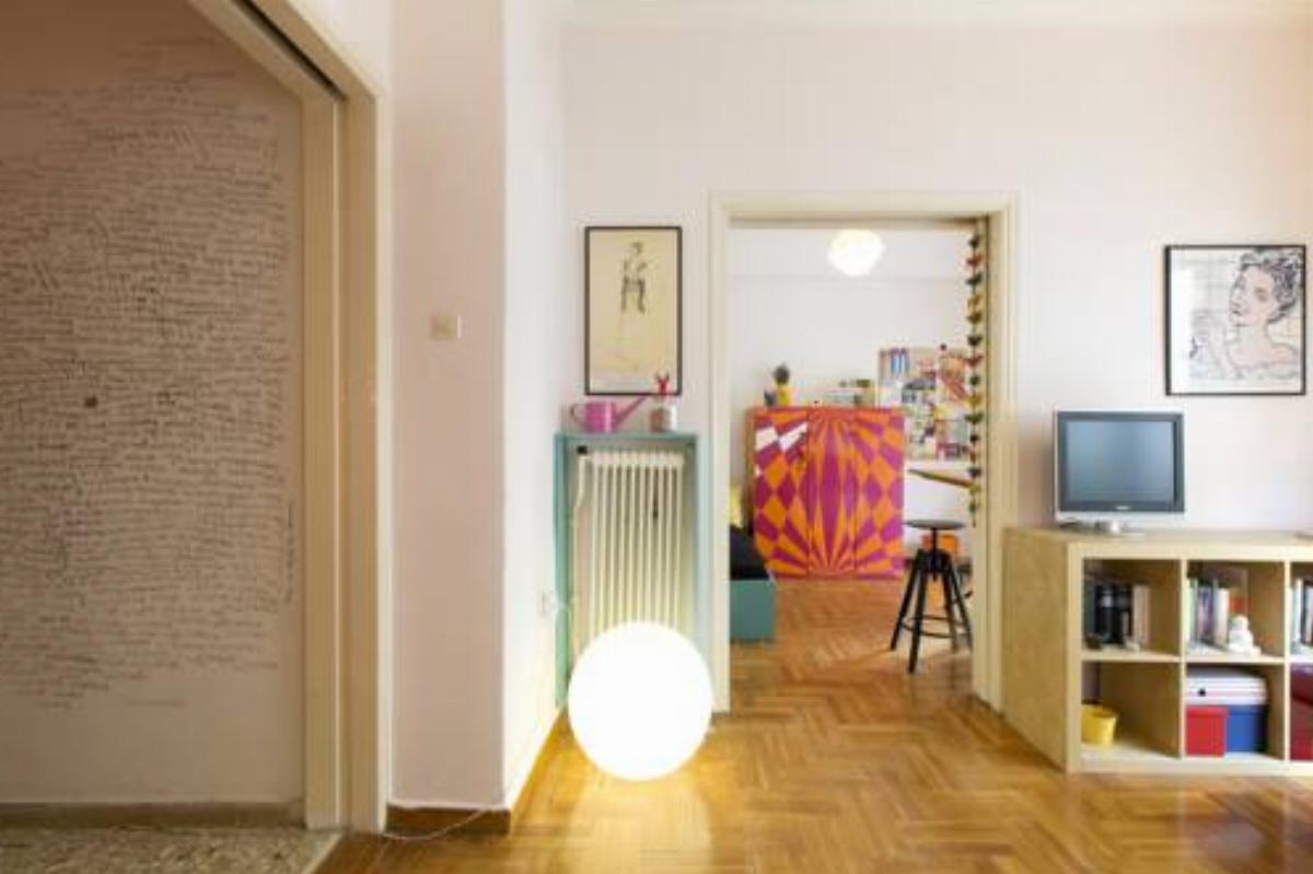 Colourful Sui Generis apartment in Exarchia Hotel Athens Greece