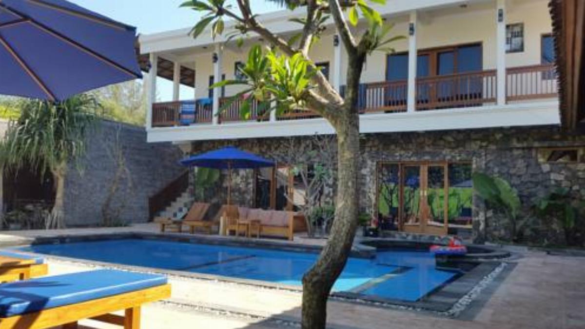 Coral Beach Pizza Cottages Hotel Gili Trawangan Indonesia
