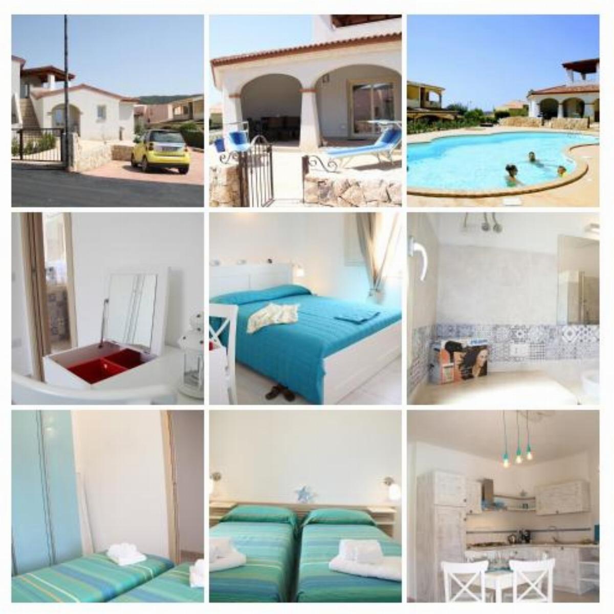 Turquoise & Wood Stylish House 23 Hotel Limpiddu Italy